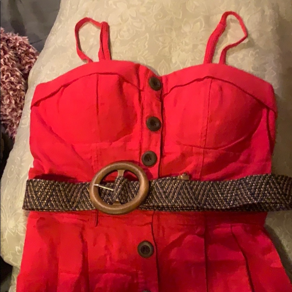 Red dress